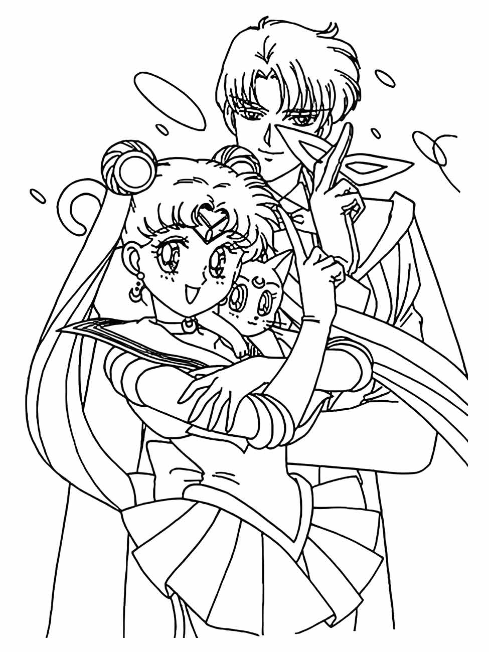 desenho sailor moon para colorir 42