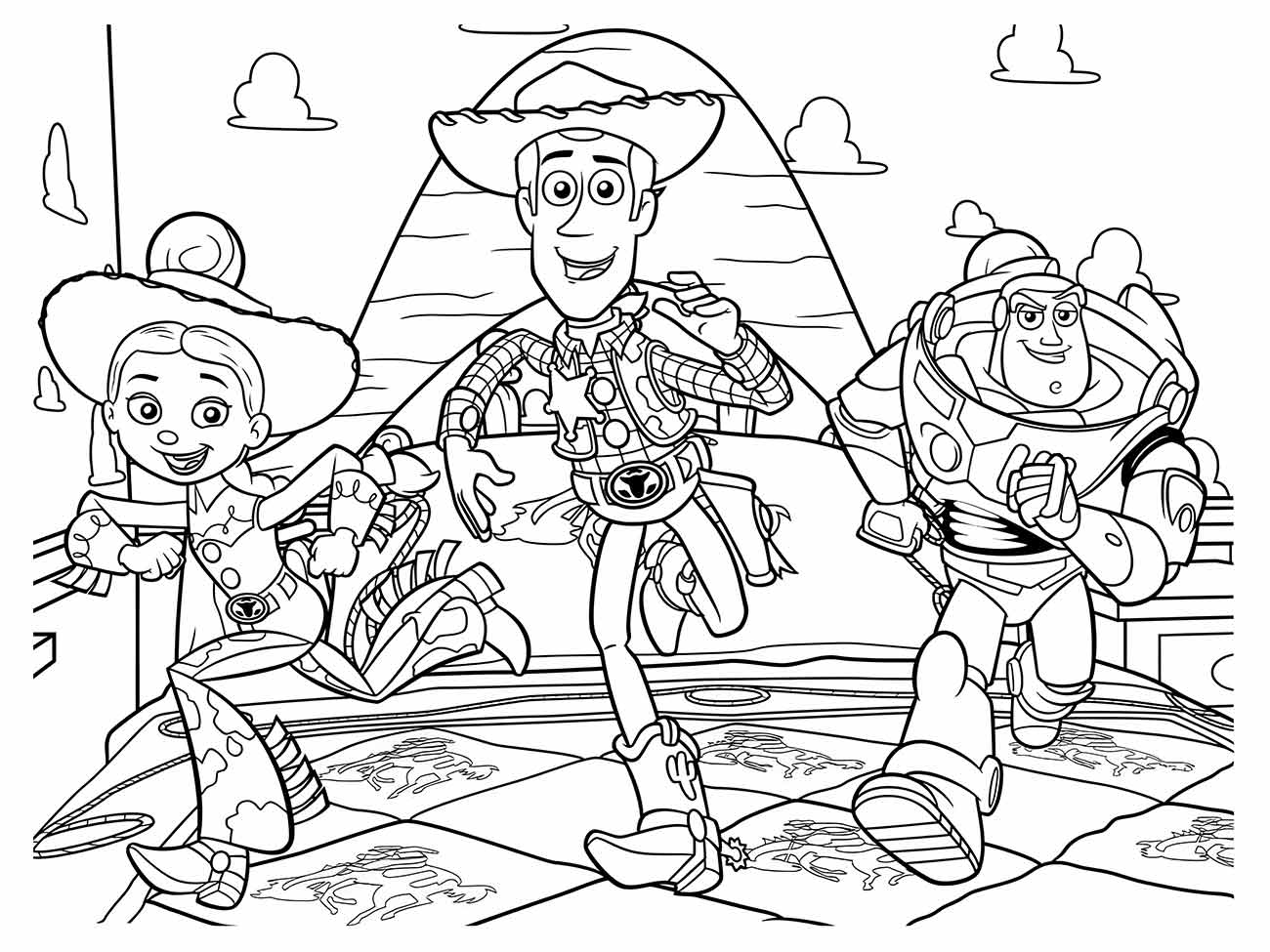 desenho toy story para colorir 1