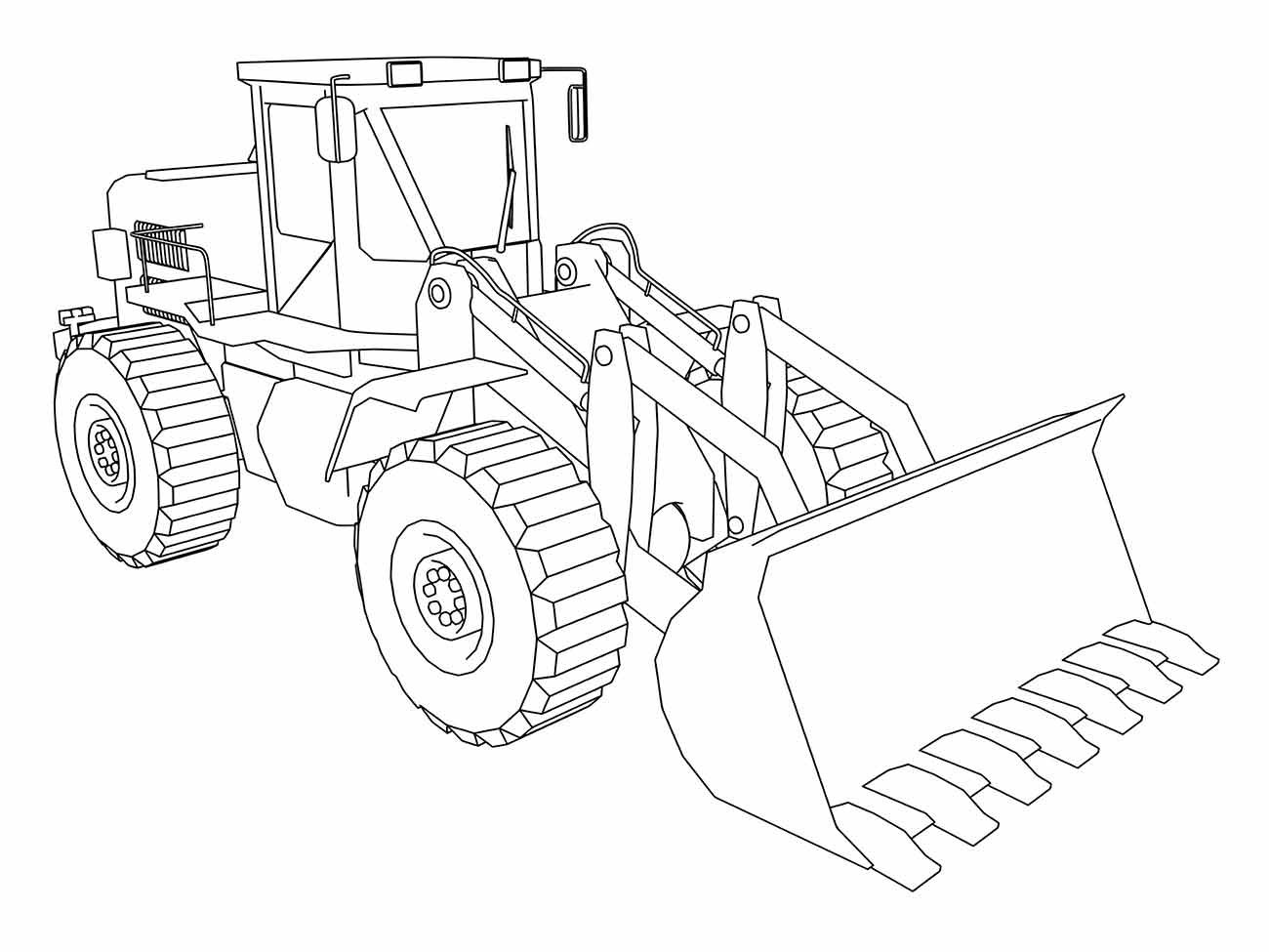 desenho trator para colorir 35