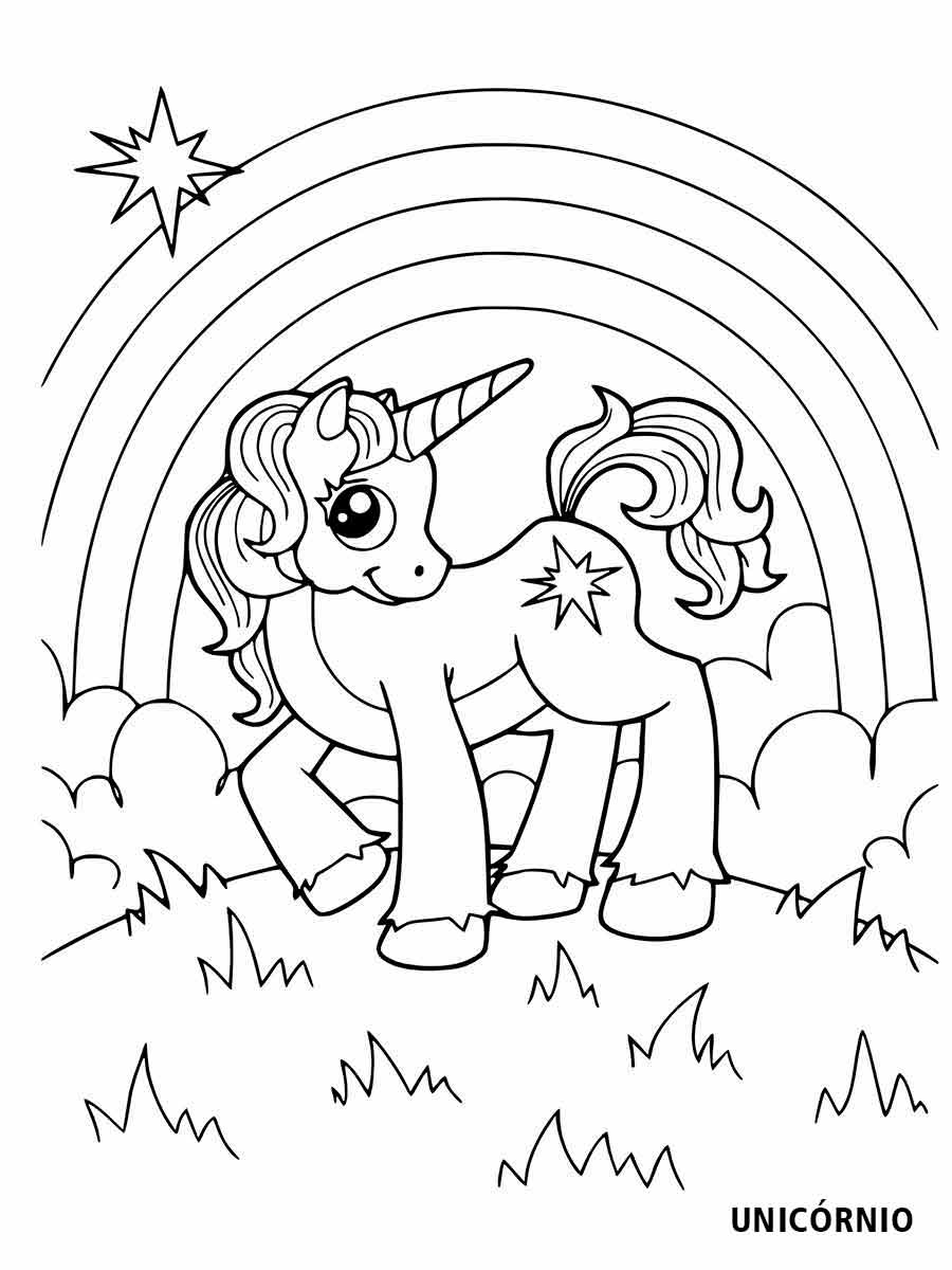 desenho unicornio para colorir 48