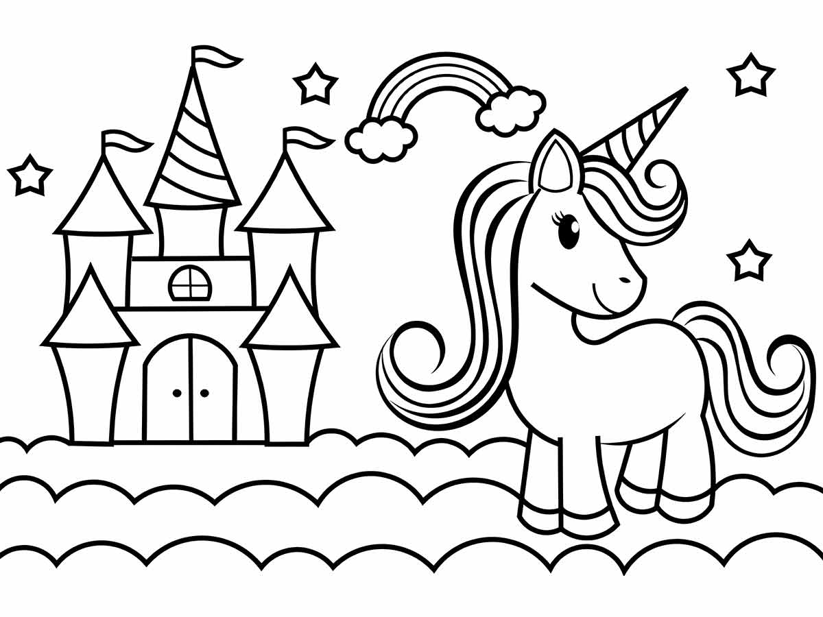 desenho unicornio para colorir 49