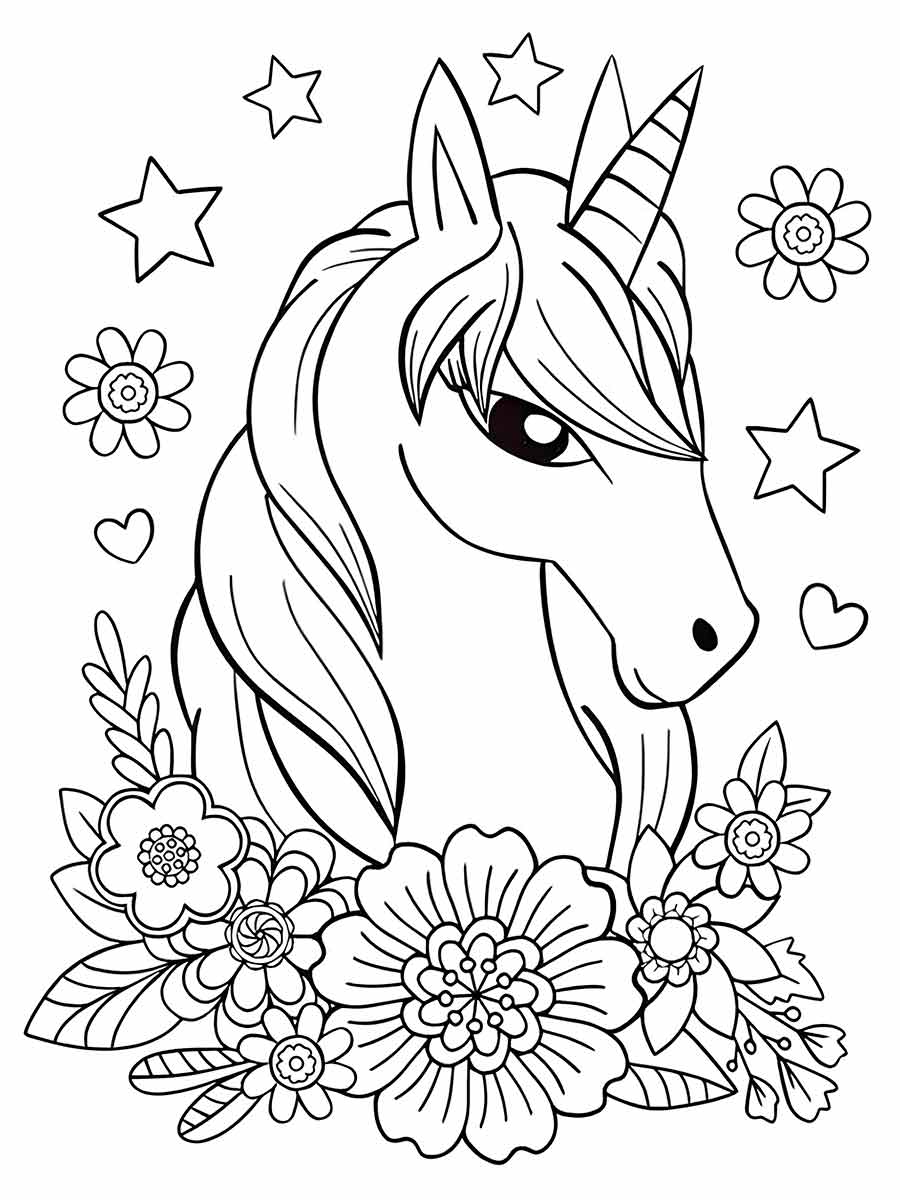 desenho unicornio para colorir 53