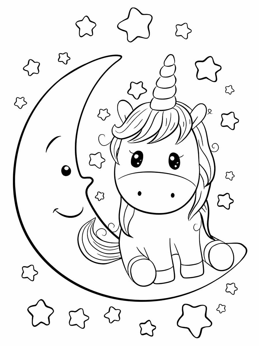 desenho unicornio para colorir 56