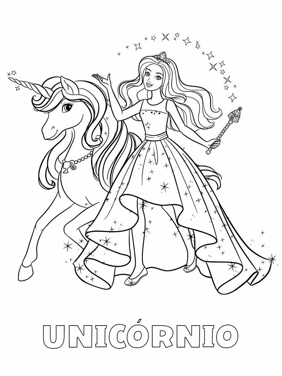 desenho unicornio para colorir 57