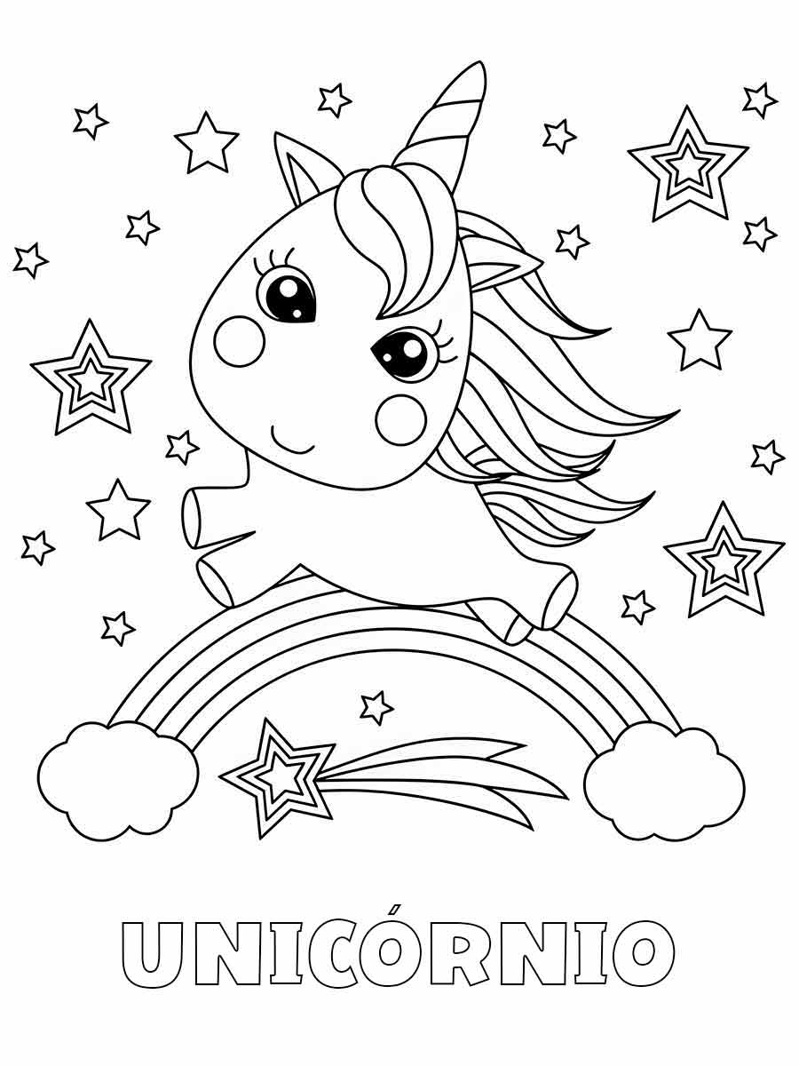 desenho unicornio para colorir 61