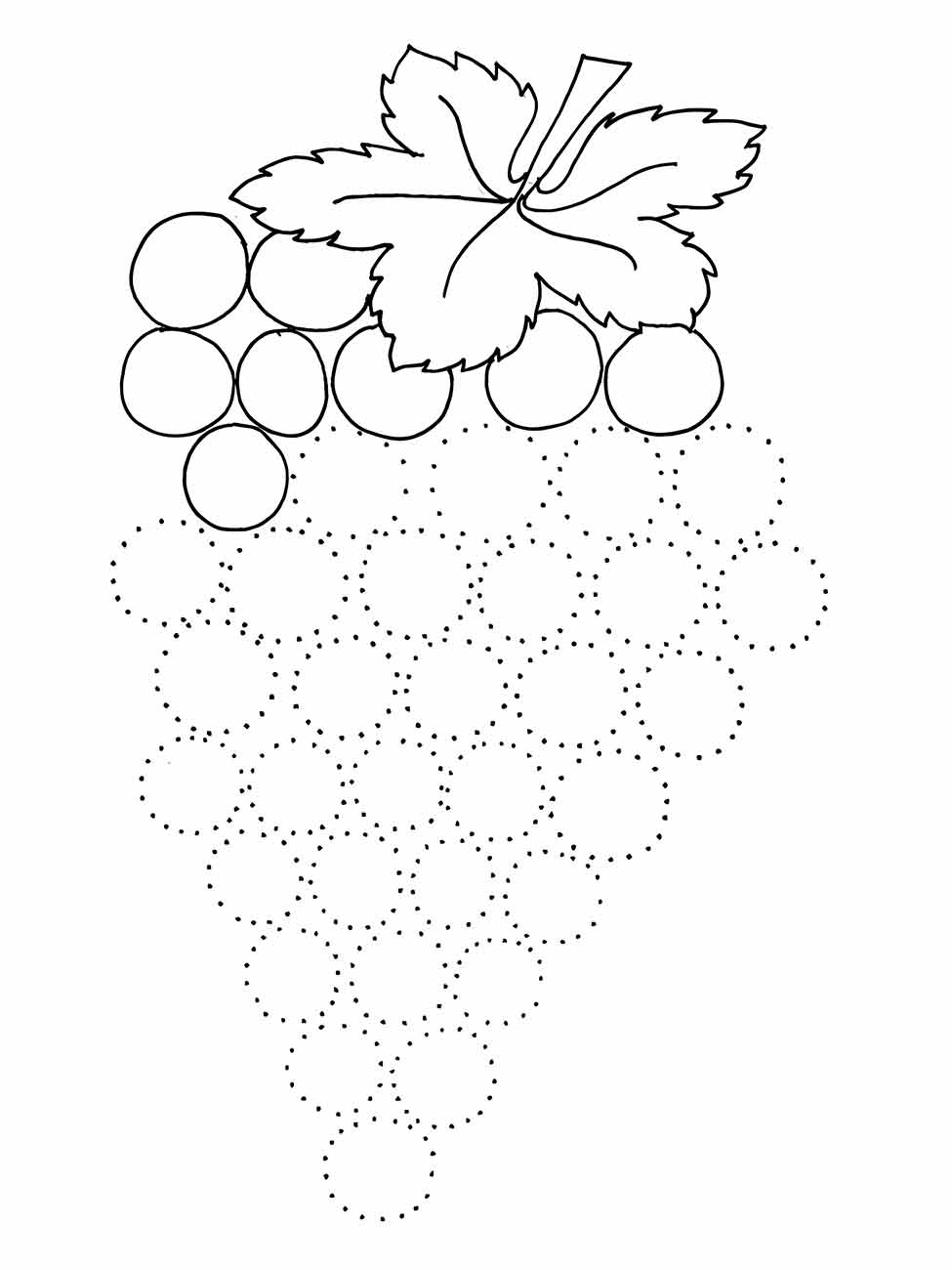 desenho uvas para colorir 24