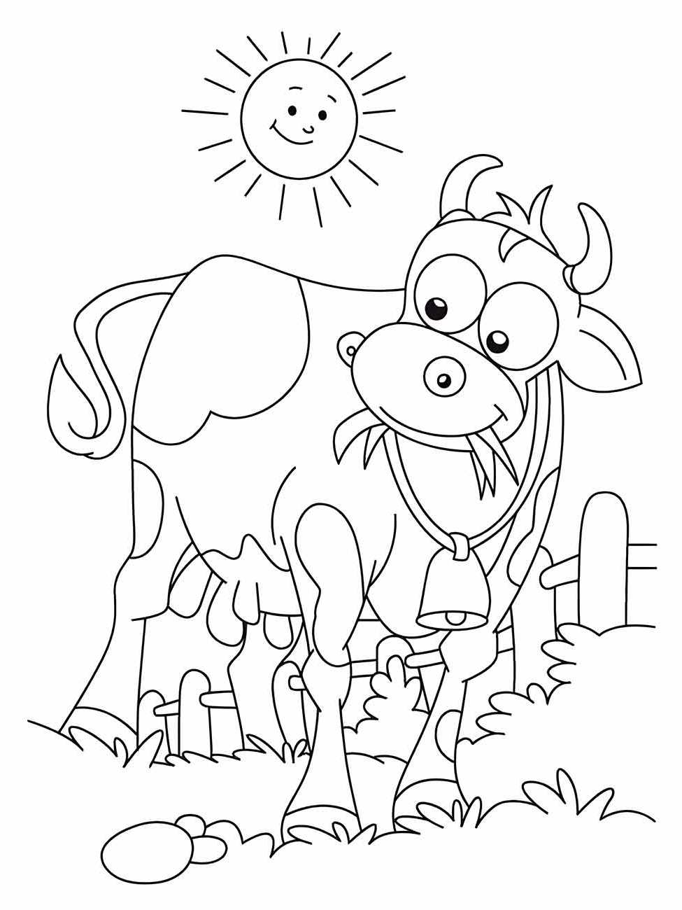 desenho vaca para colorir 43