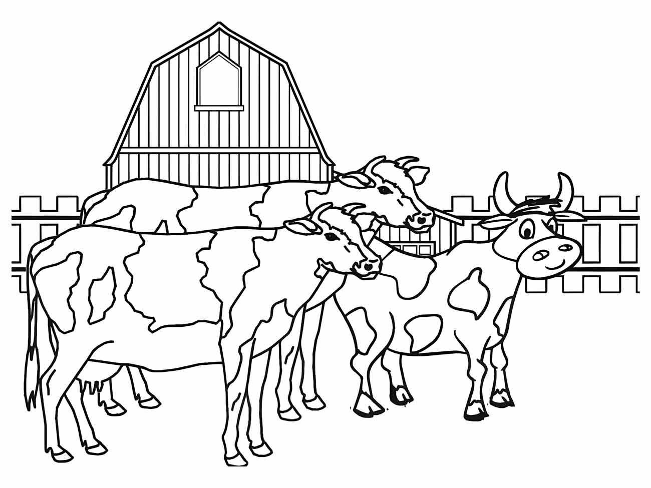 desenho vacas para colorir 49