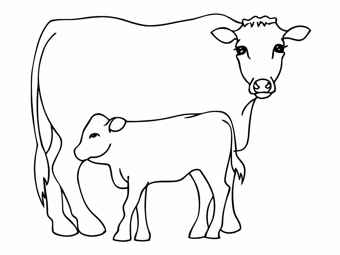 desenho vacas para colorir 50