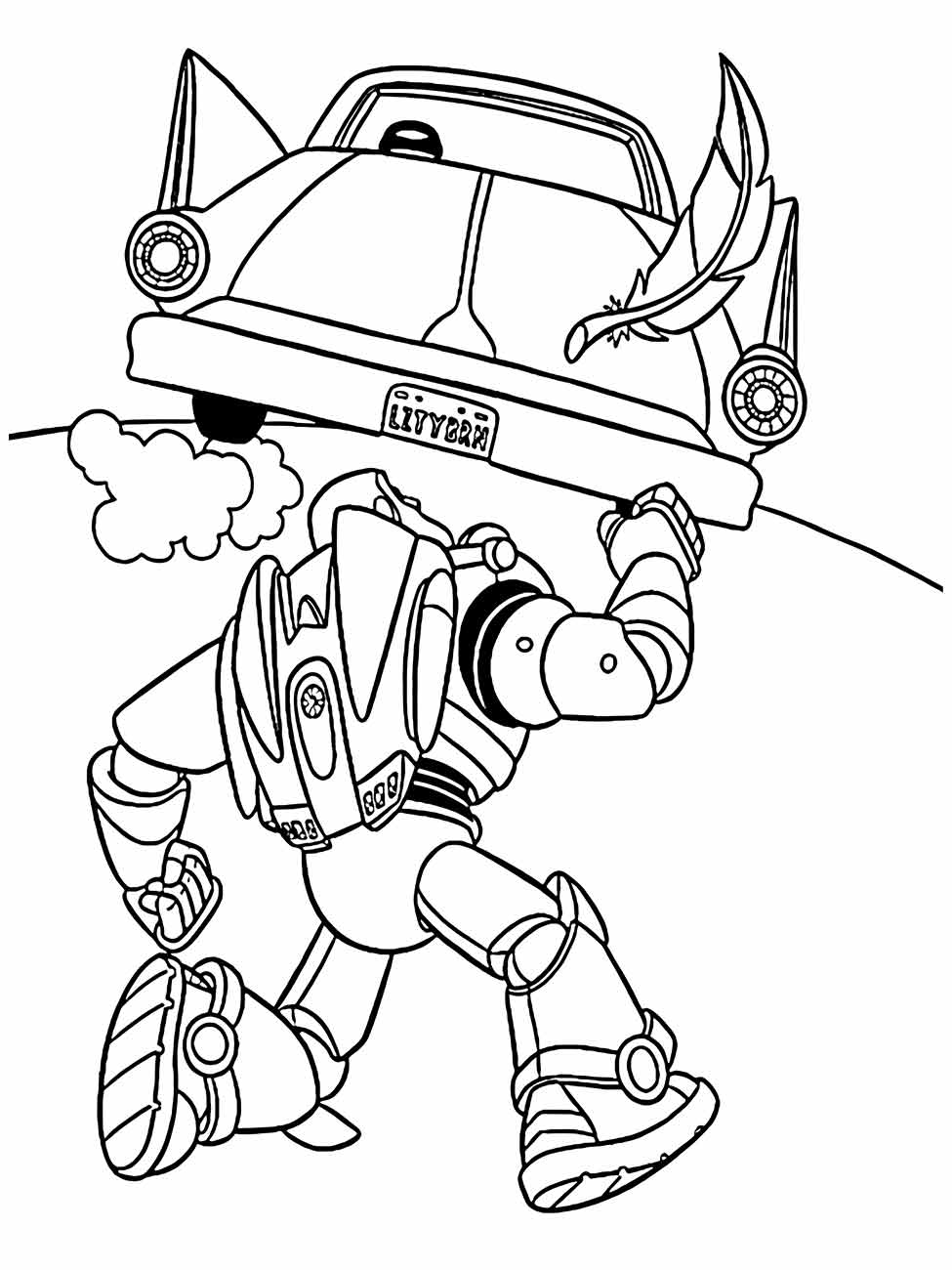 desenhos de buzz lightyear para colorir 2