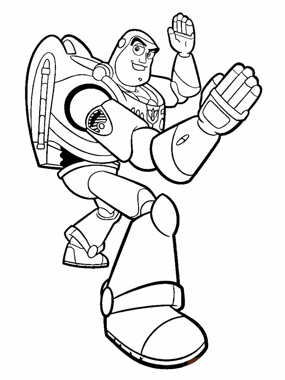 desenhos de buzz lightyear para colorir 4