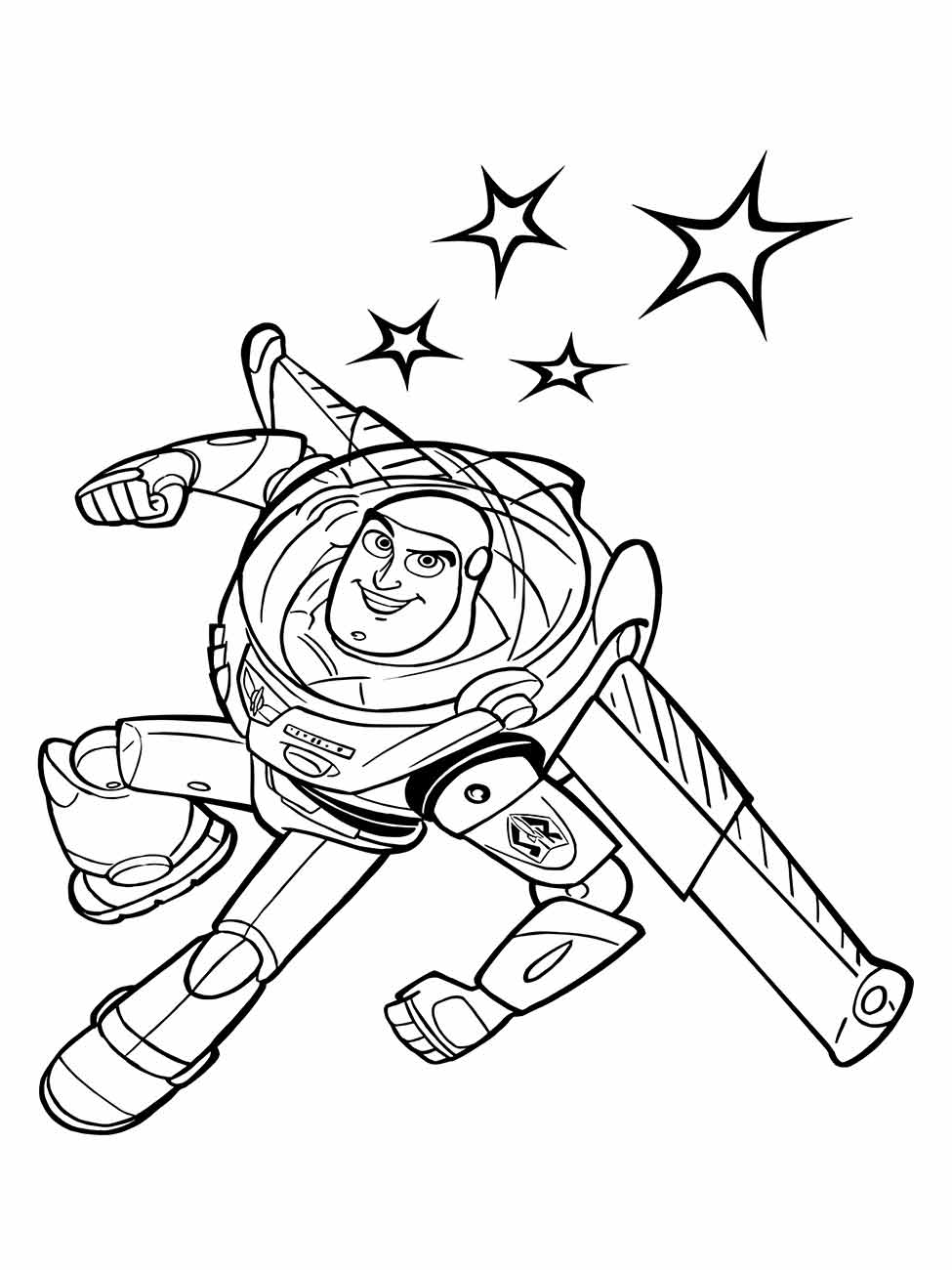 desenhos de buzz lightyear para colorir 5