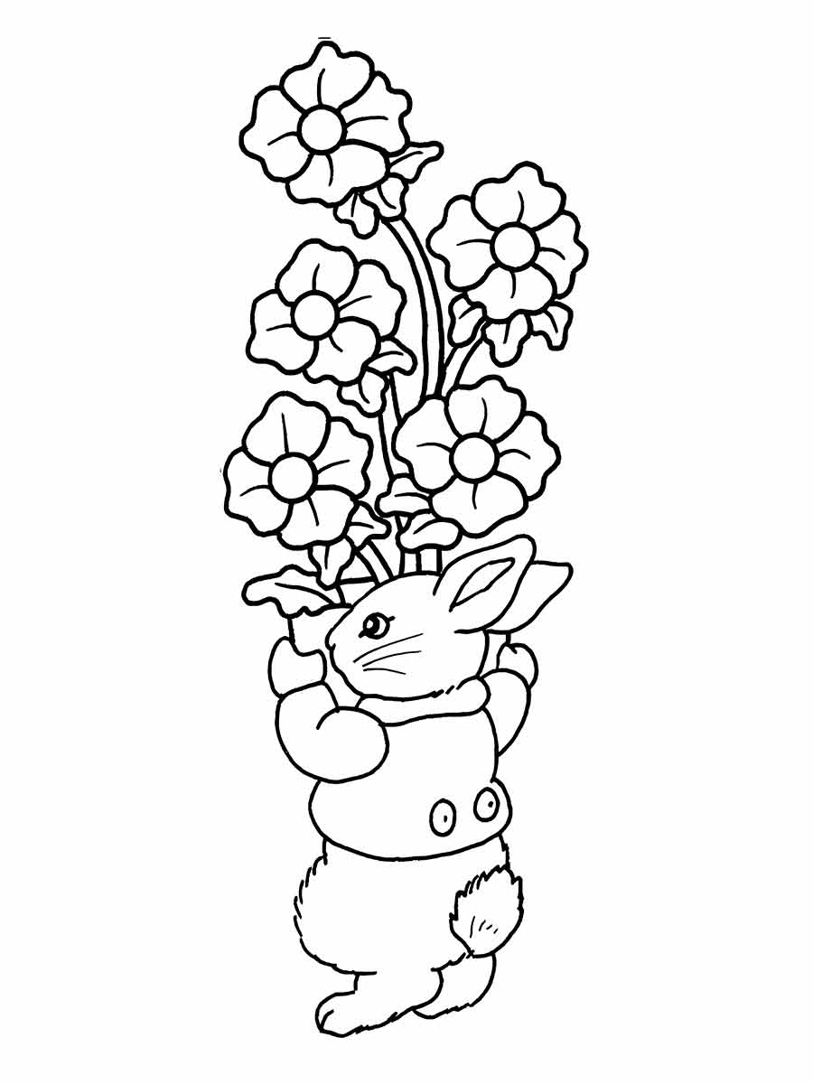 desenhos de coelho da pascoa para colorir 38