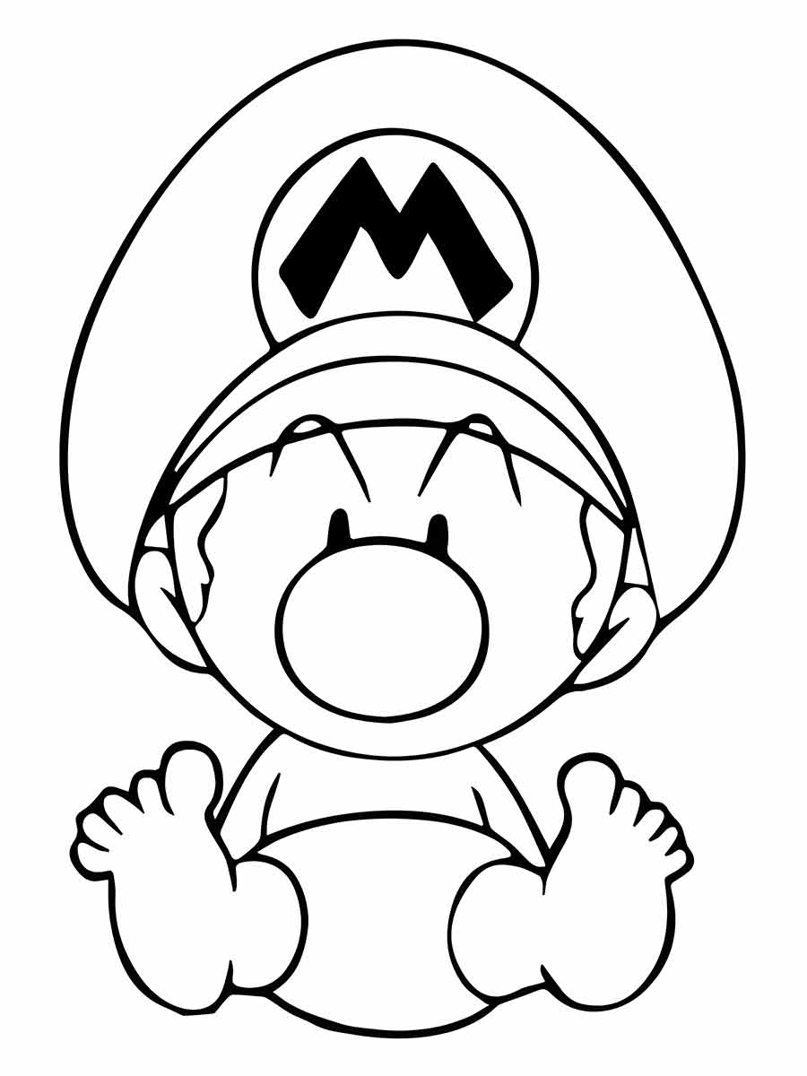 mario bros para colorir 5