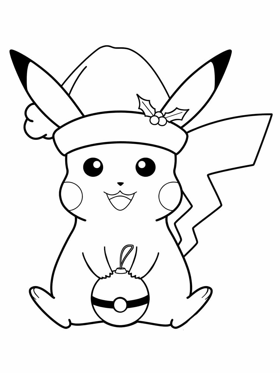 pikachu para colorir 29