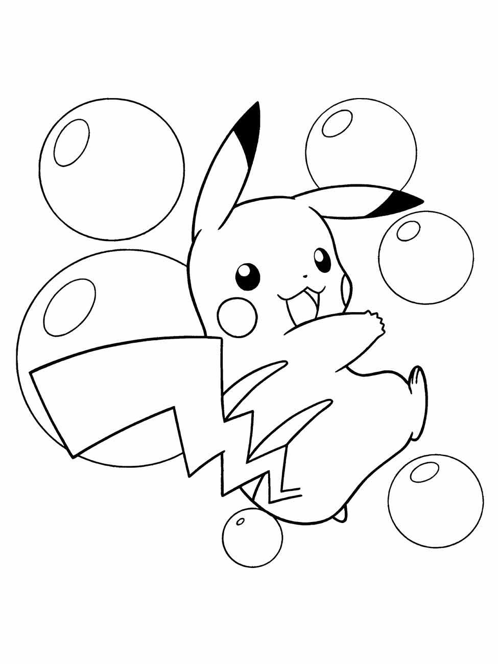 pikachu para colorir 33