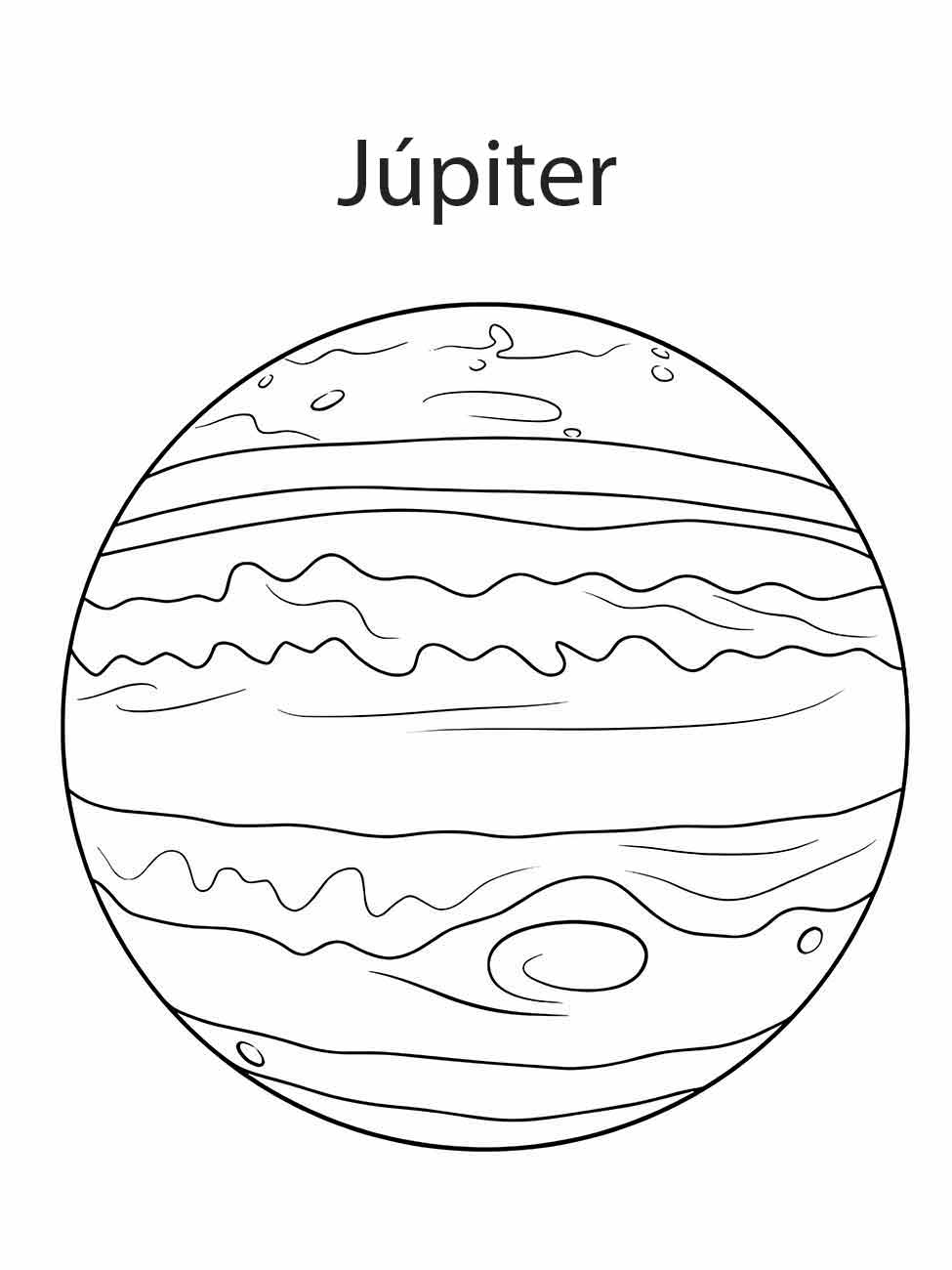 planeta para colorir 8