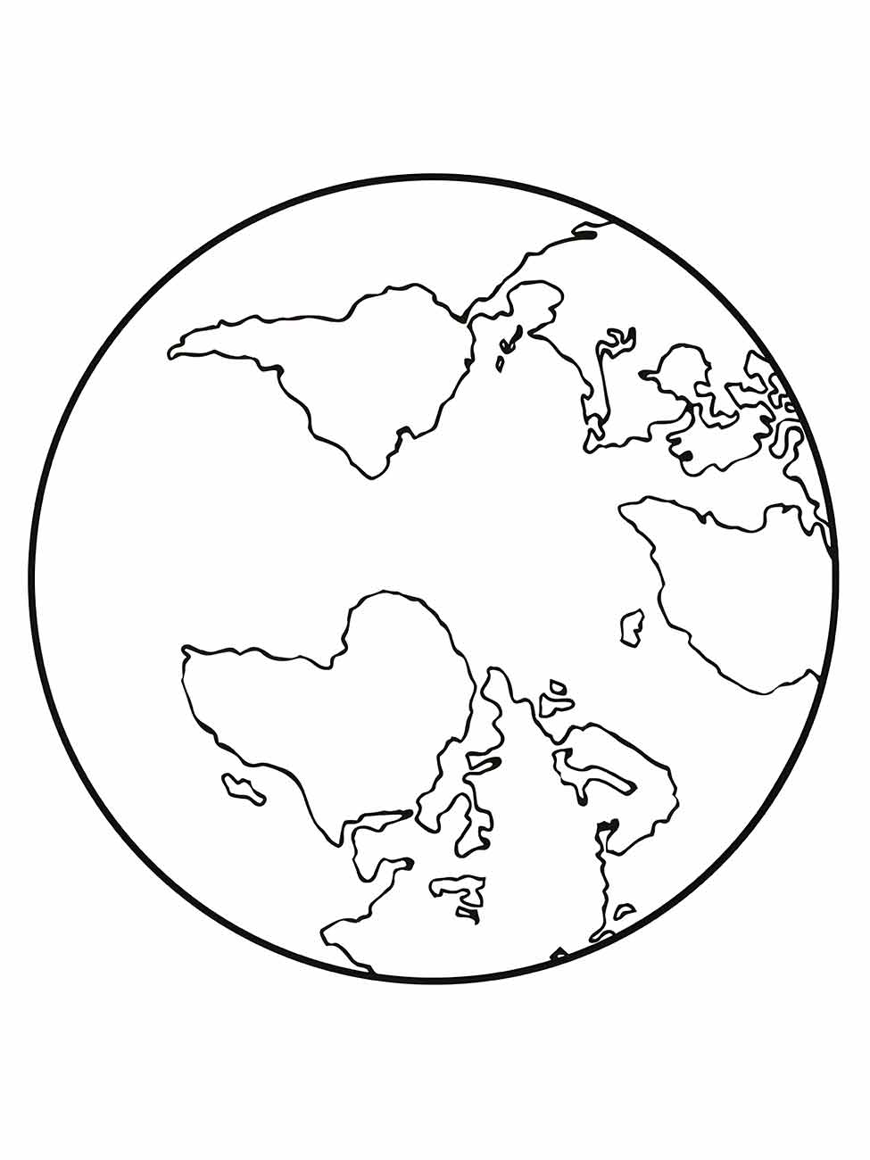 planeta terra para colorir 5