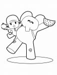 pocoyo elly para colorir 3