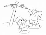 pocoyo elly para colorir 4