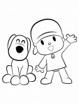 pocoyo loula para colorir