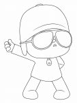 pocoyo para colorir 14