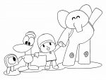 pocoyo pato loula para colorir 11