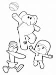 pocoyo pato loula para colorir 3