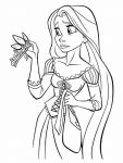 rapunzel para colorir 10