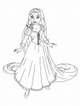 rapunzel para colorir 14