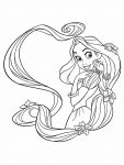 rapunzel para colorir 17