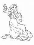 rapunzel para colorir 5