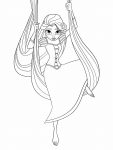 rapunzel para colorir 6