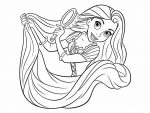 rapunzel para colorir 8