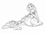 rapunzel para colorir 9