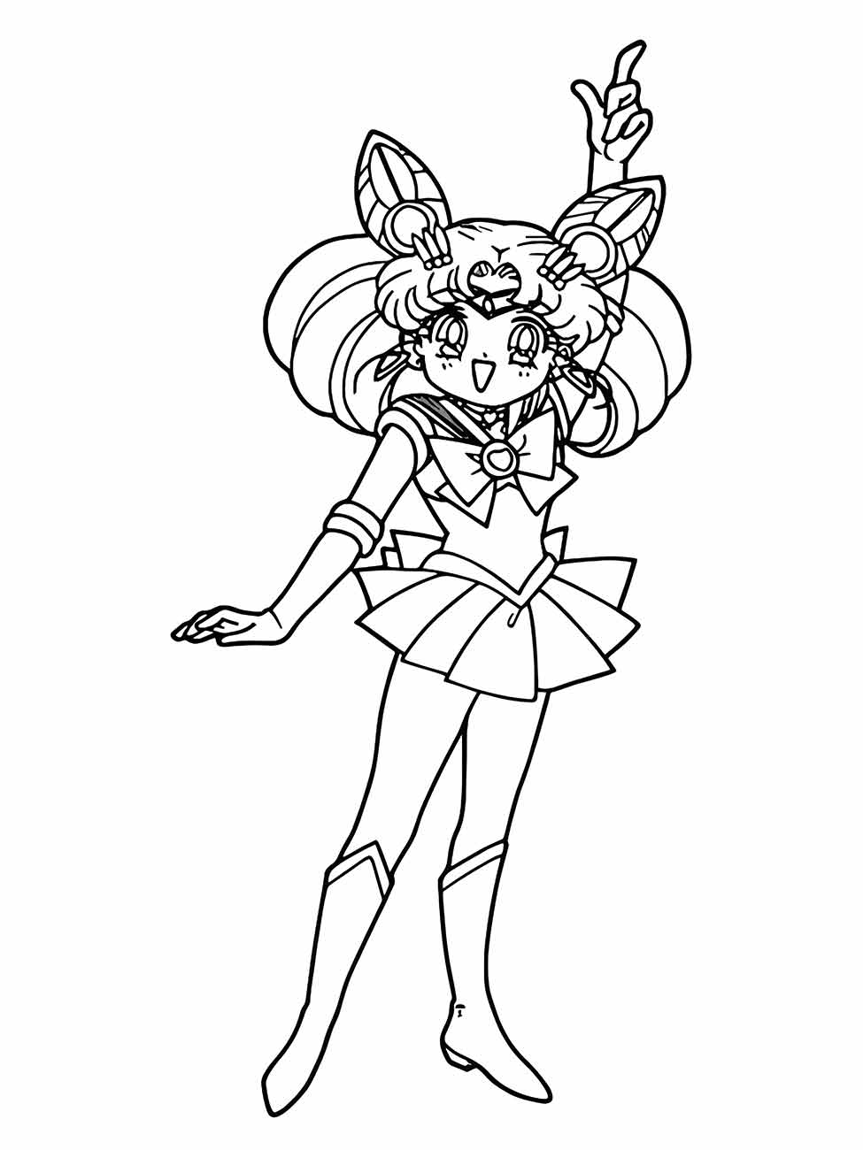 sailor moon para colorir 11