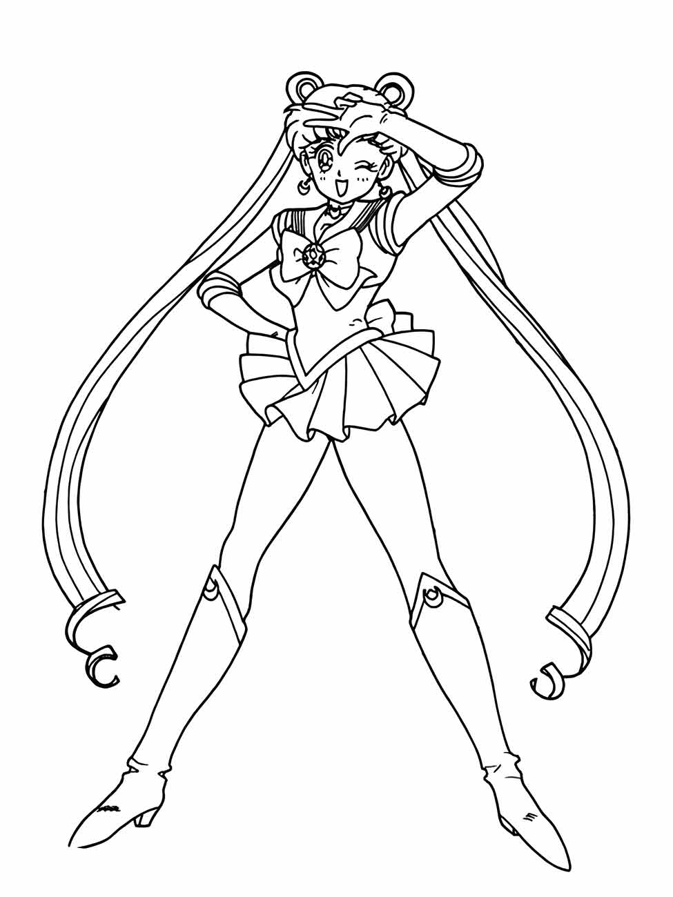 sailor moon para colorir 14