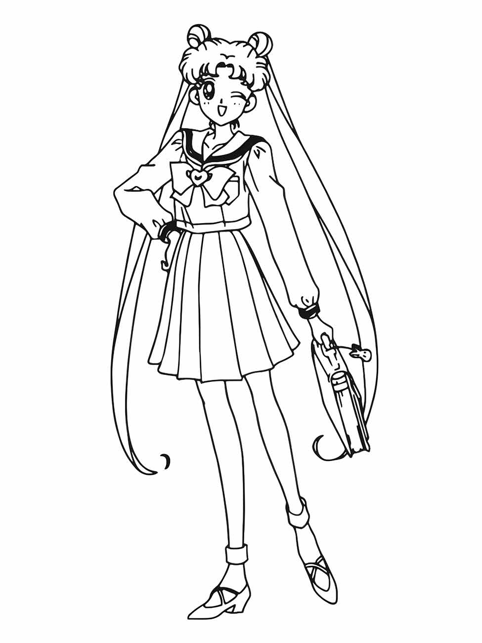 sailor moon para colorir 20