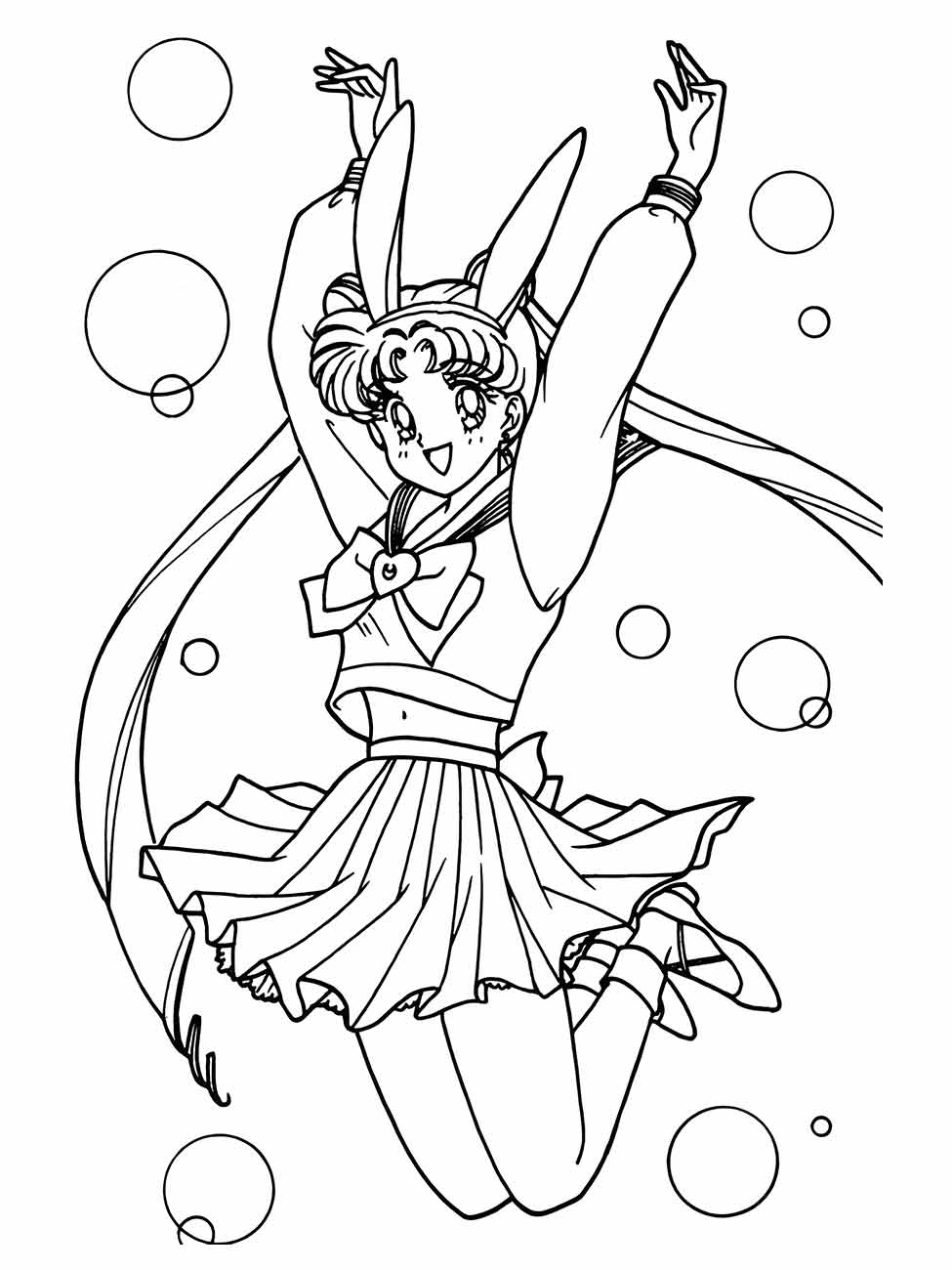 sailor moon para colorir 22