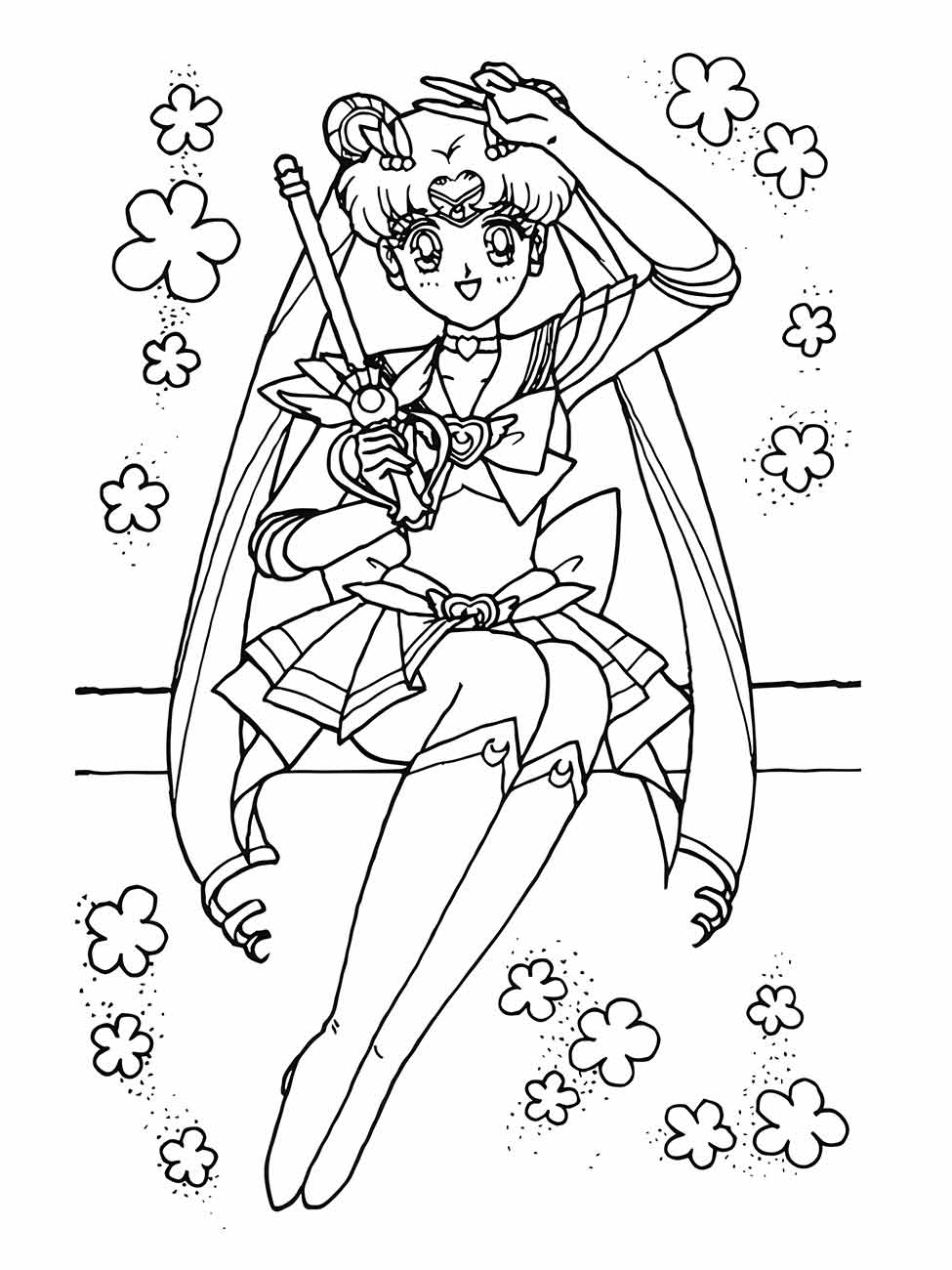 sailor moon para colorir 23