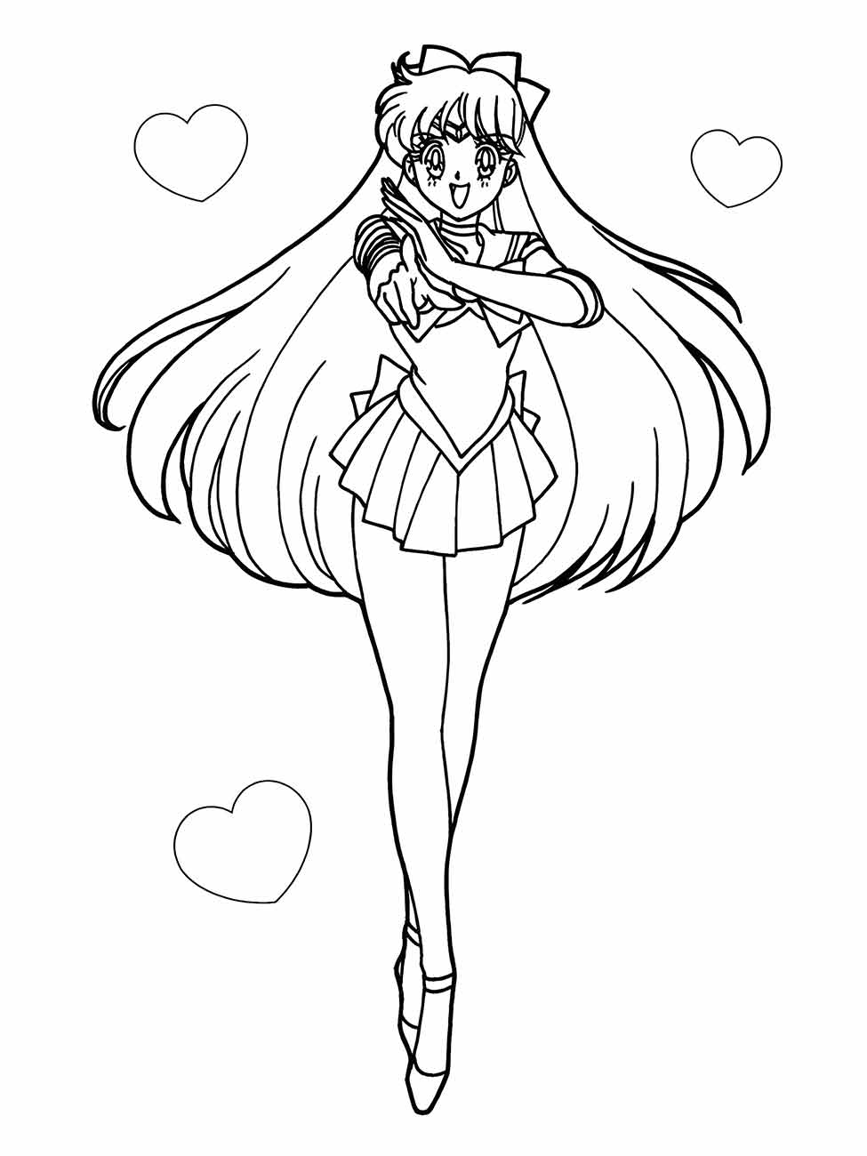 sailor moon para colorir 3