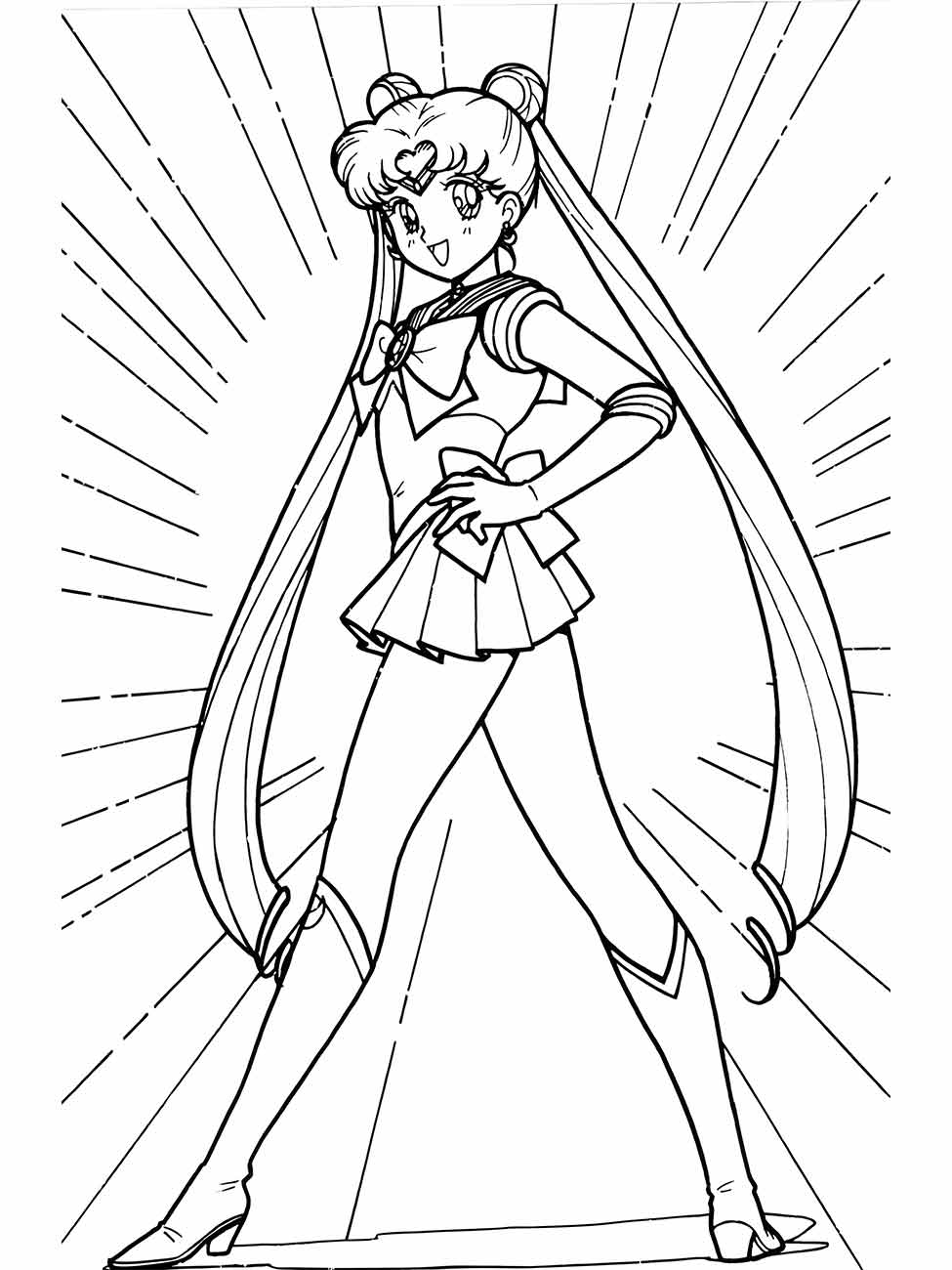 sailor moon para colorir 8