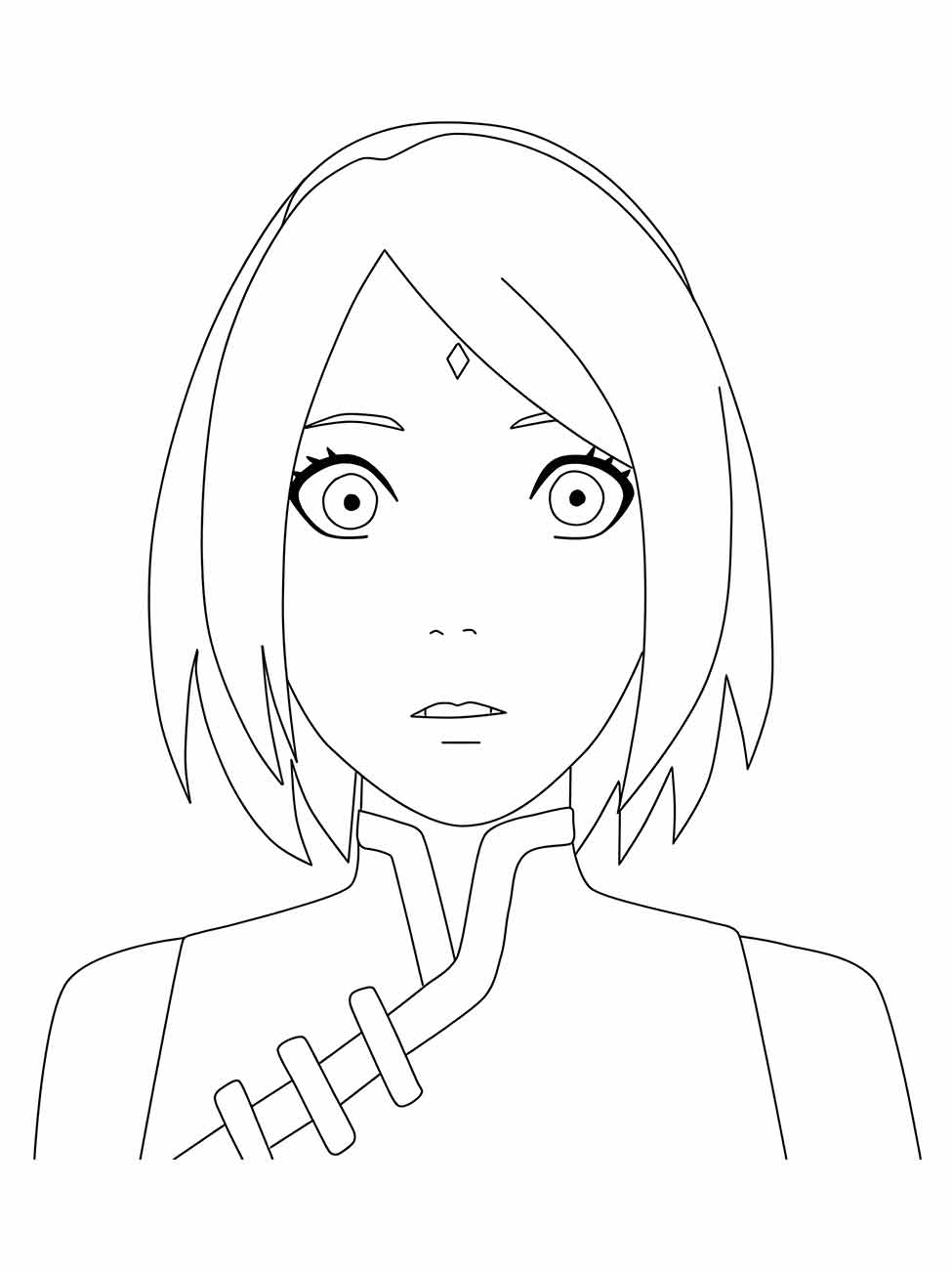 sakura haruno para colorir 21