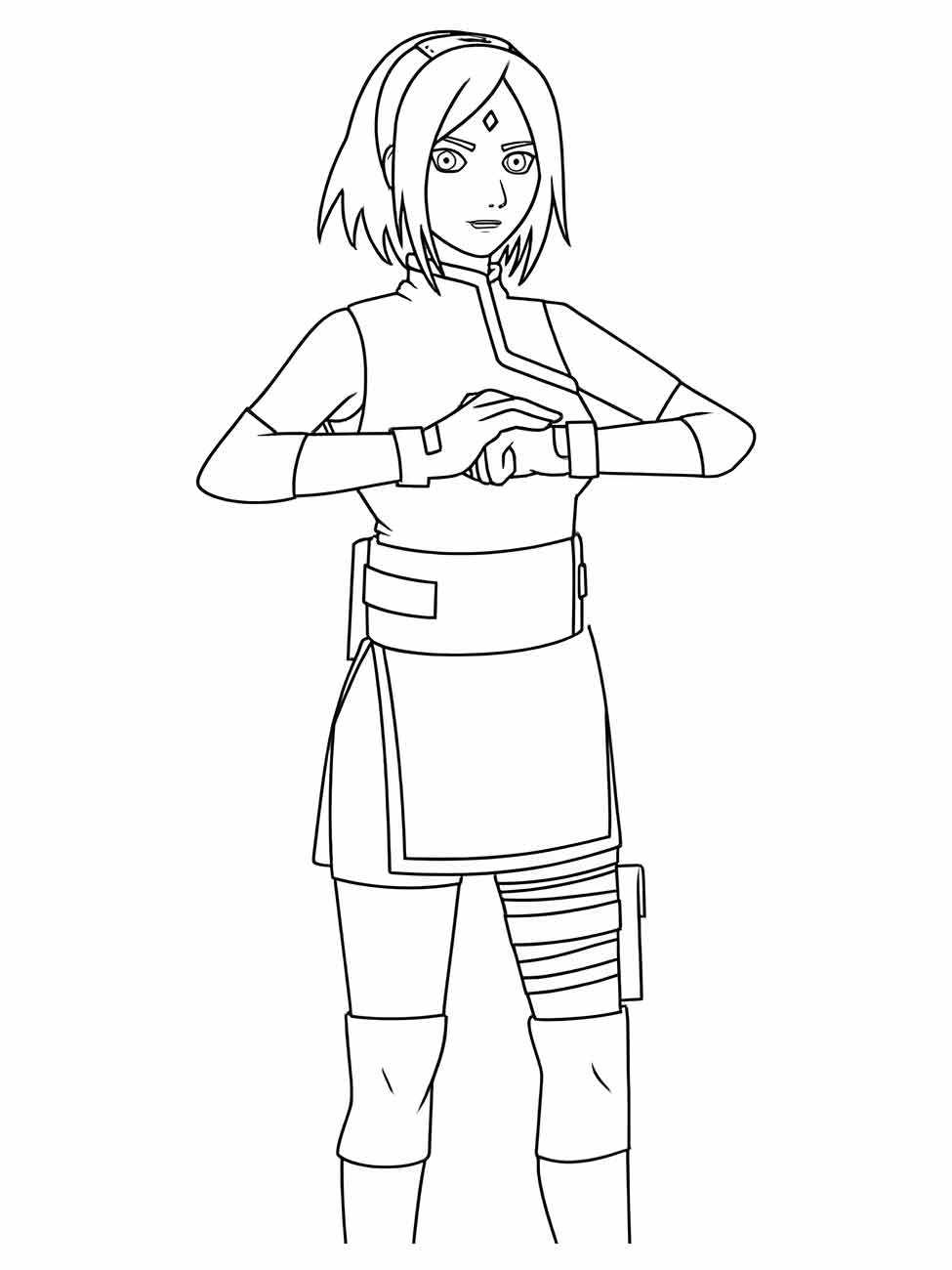 sakura haruno para colorir 22