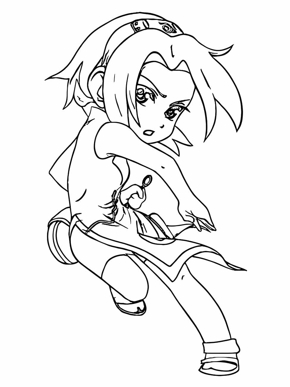 sakura haruno para colorir 24