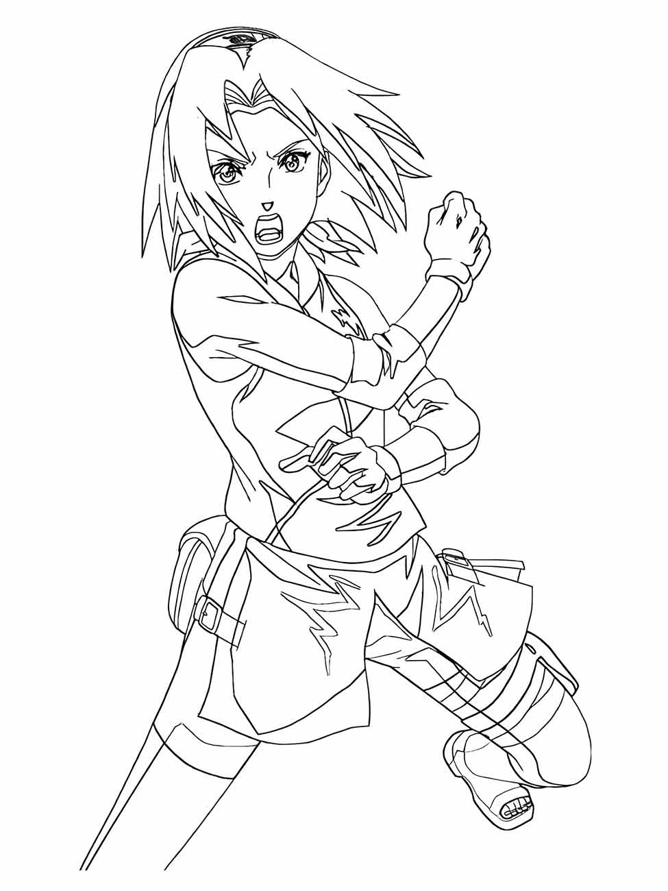 sakura haruno para colorir 28