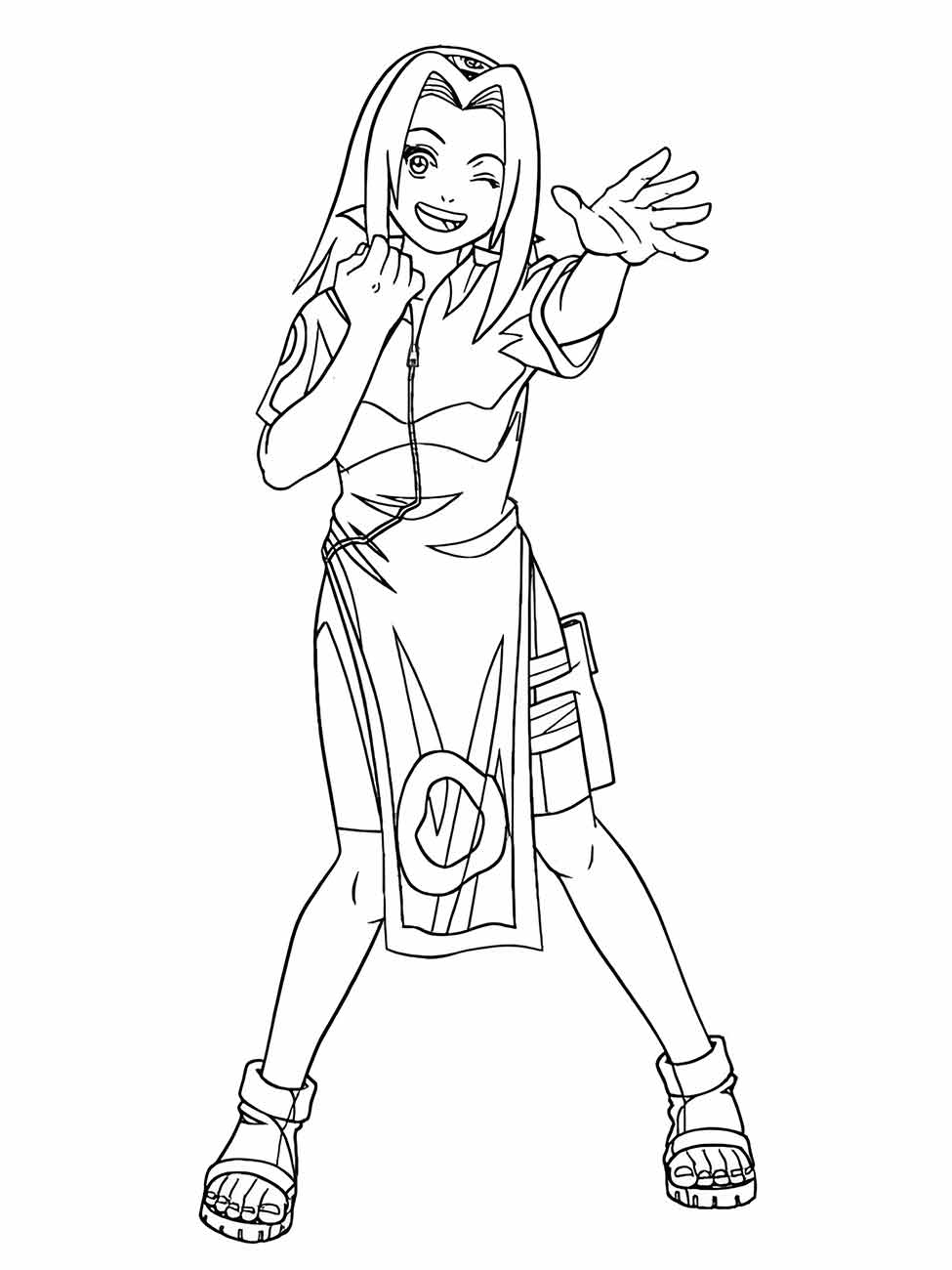 sakura haruno para colorir 30