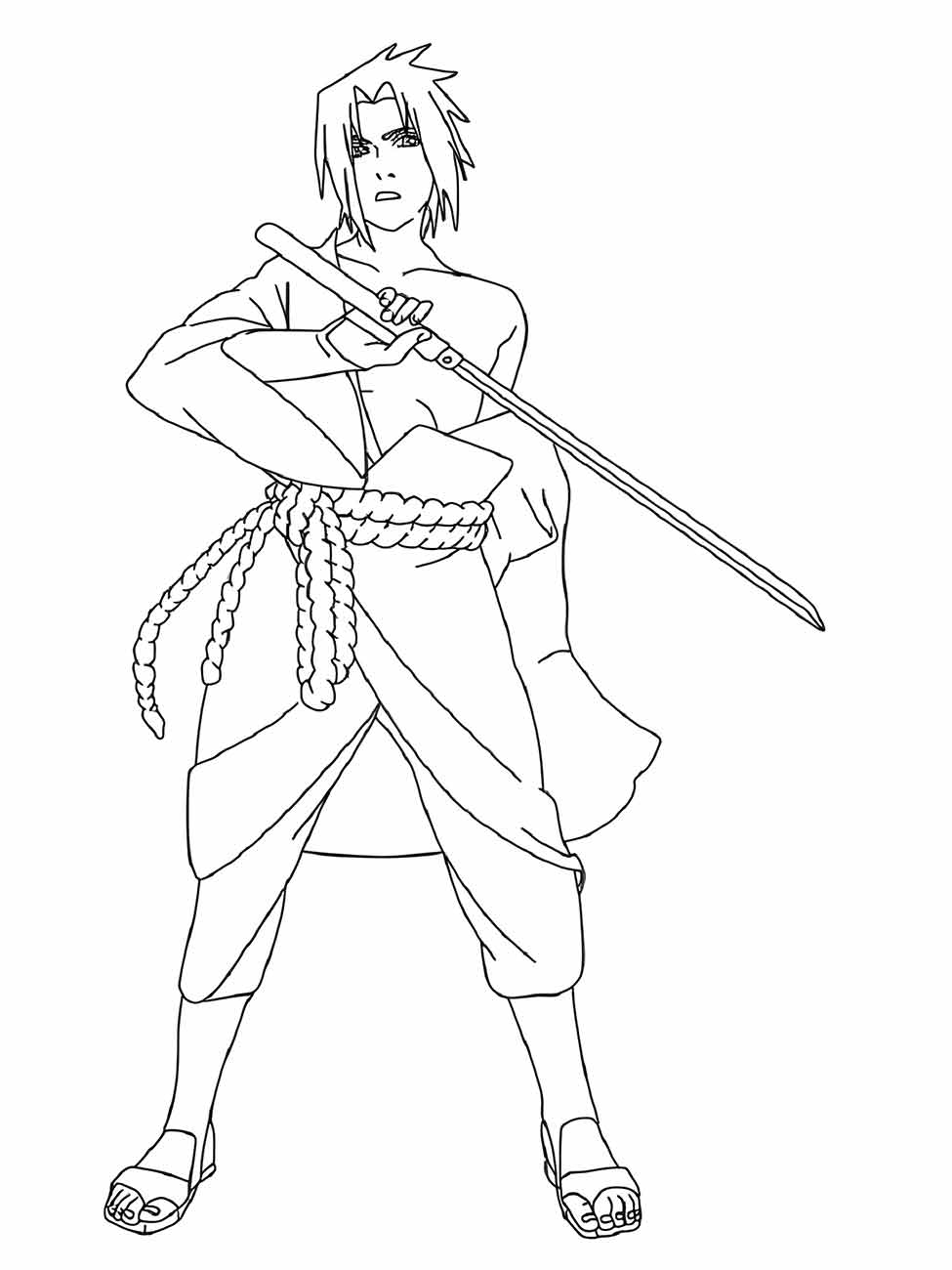 sasuke para colorir 11