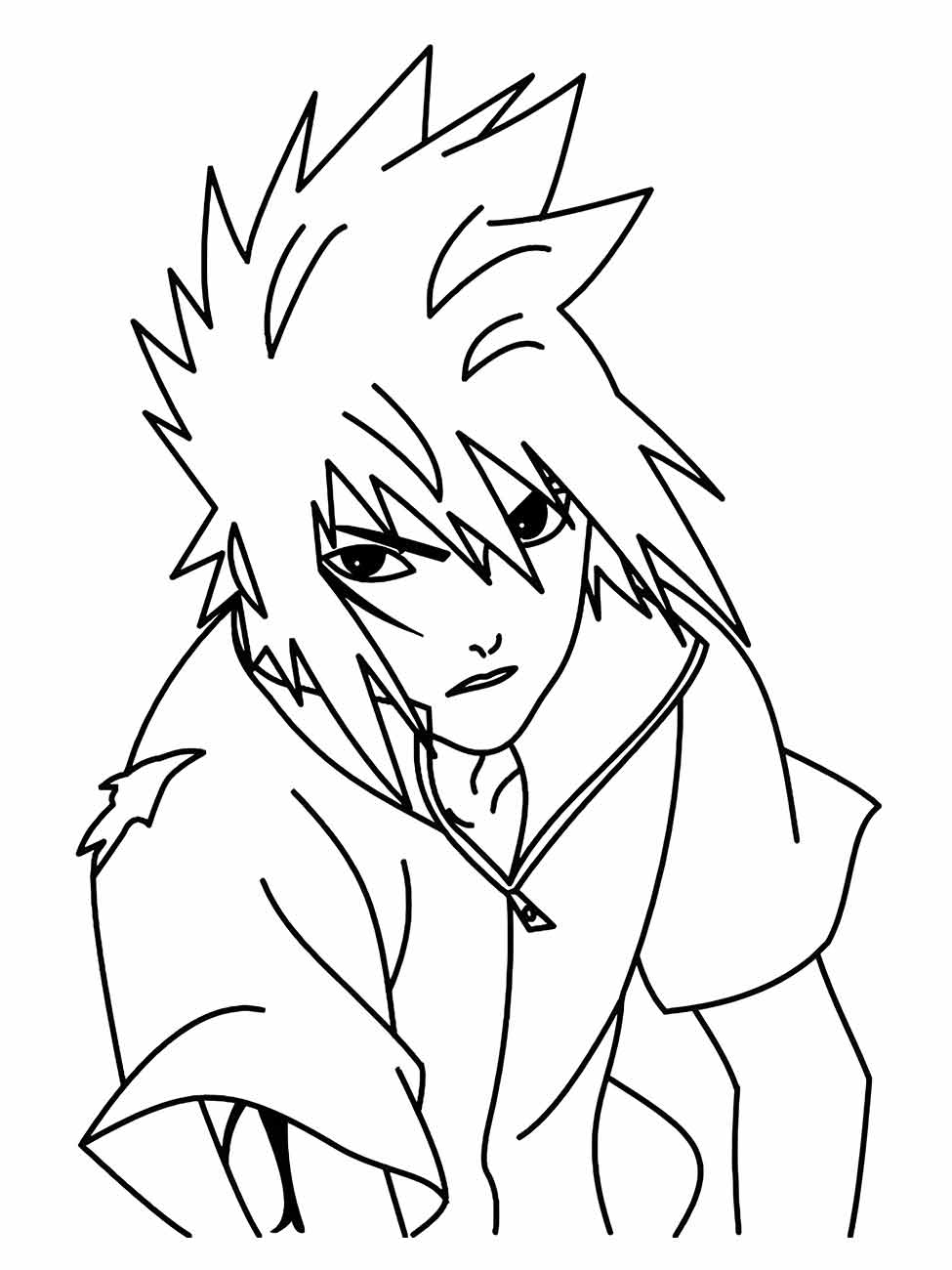 sasuke para colorir 13