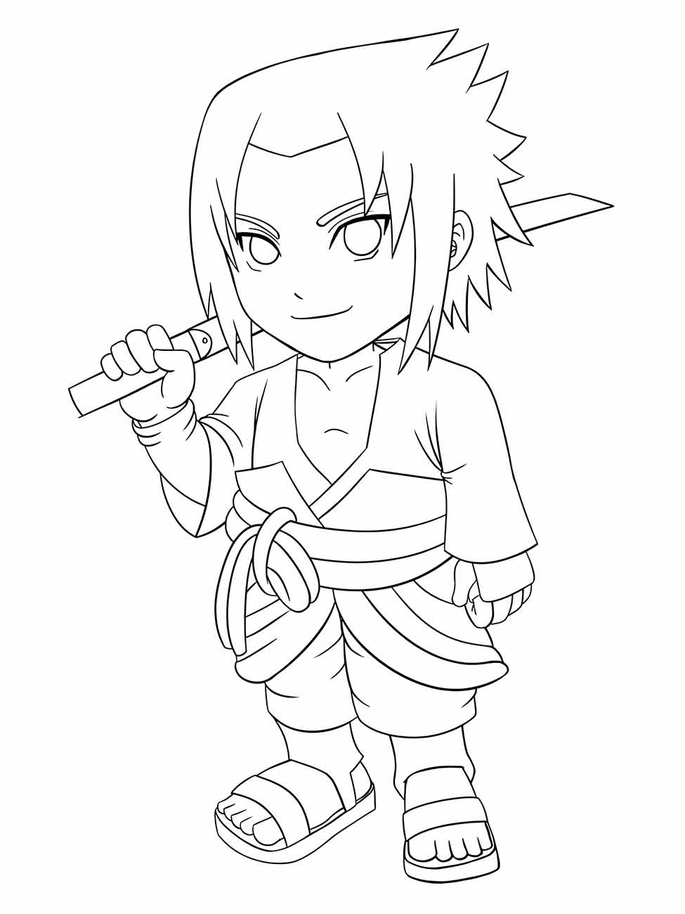 sasuke para colorir 15